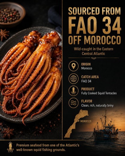 🦑BBQ Roasted Whole Squid Snack – Ready to Eat, Individually Wrapped-Yana