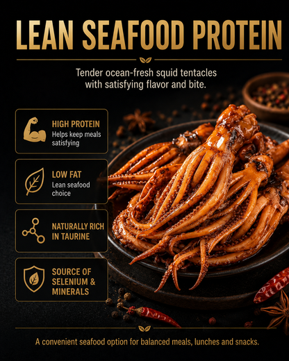 🦑BBQ Roasted Whole Squid Snack – Ready to Eat, Individually Wrapped-Yana