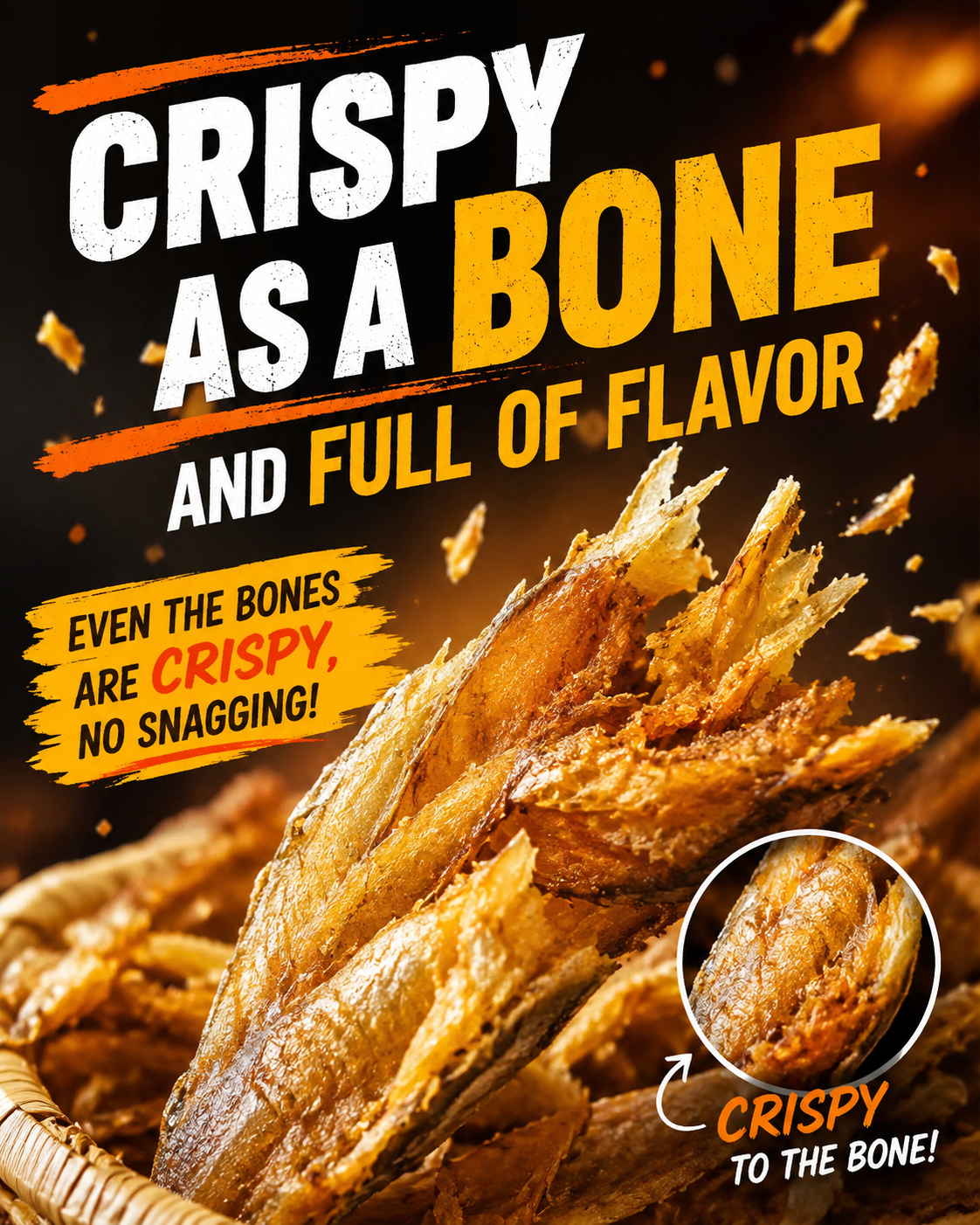 High-protein ready-to-eat deep-sea fishcrisps-TOP1